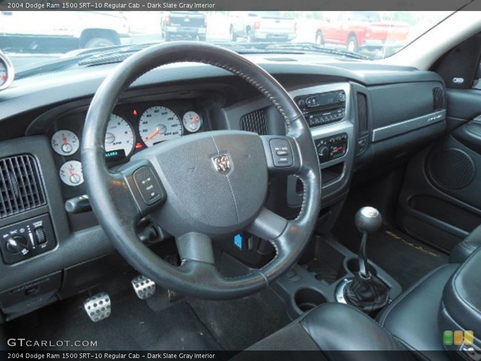 Dark Slate Gray Interior Dashboard for the 2004 Dodge Ram 1500 SRT-10 Regular Cab #83986137
