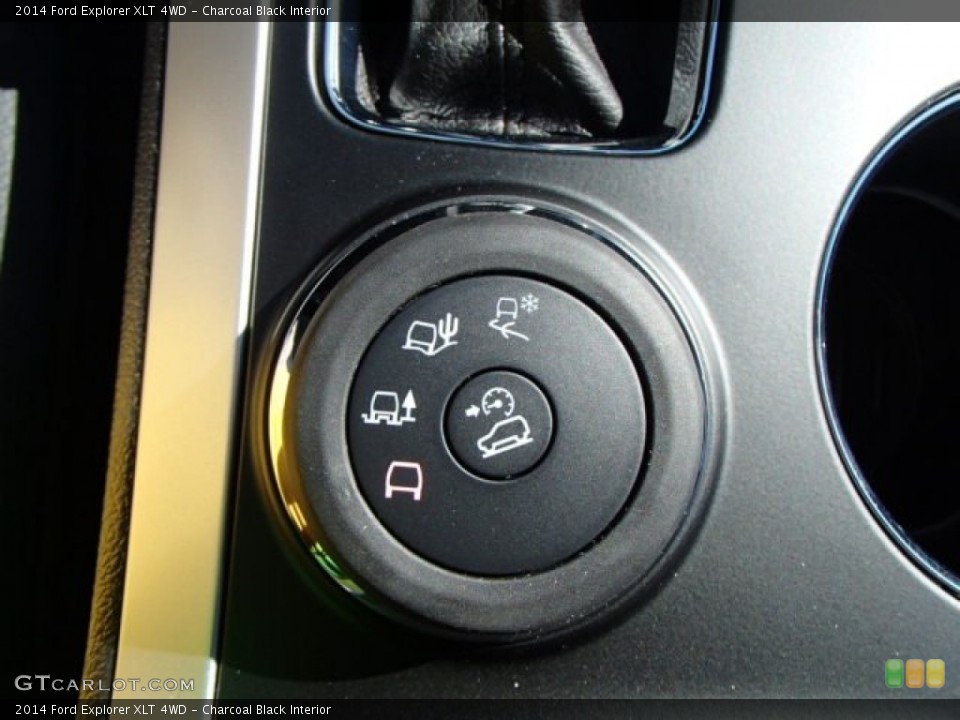 Charcoal Black Interior Controls for the 2014 Ford Explorer XLT 4WD #83986995