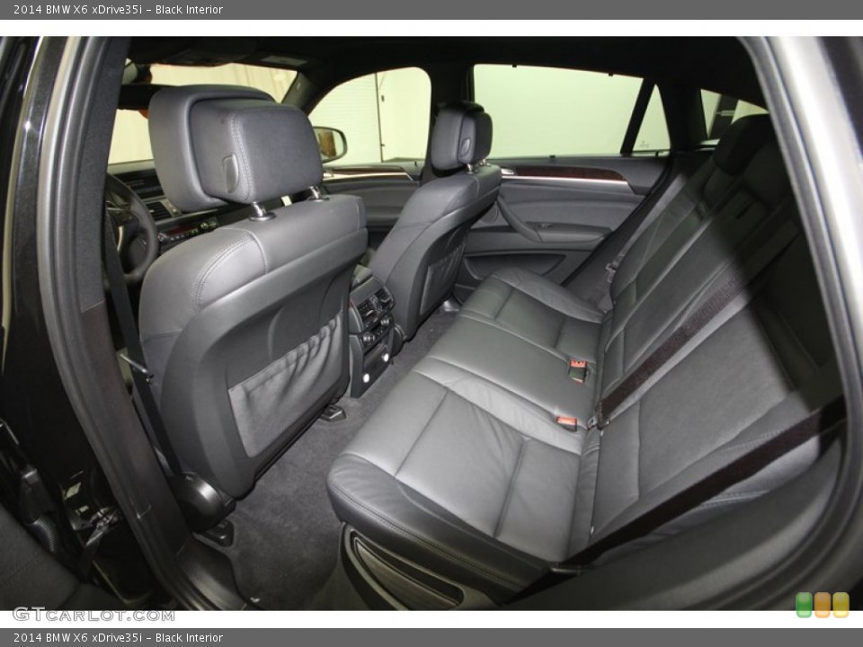 Black Interior Rear Seat for the 2014 BMW X6 xDrive35i #83988372