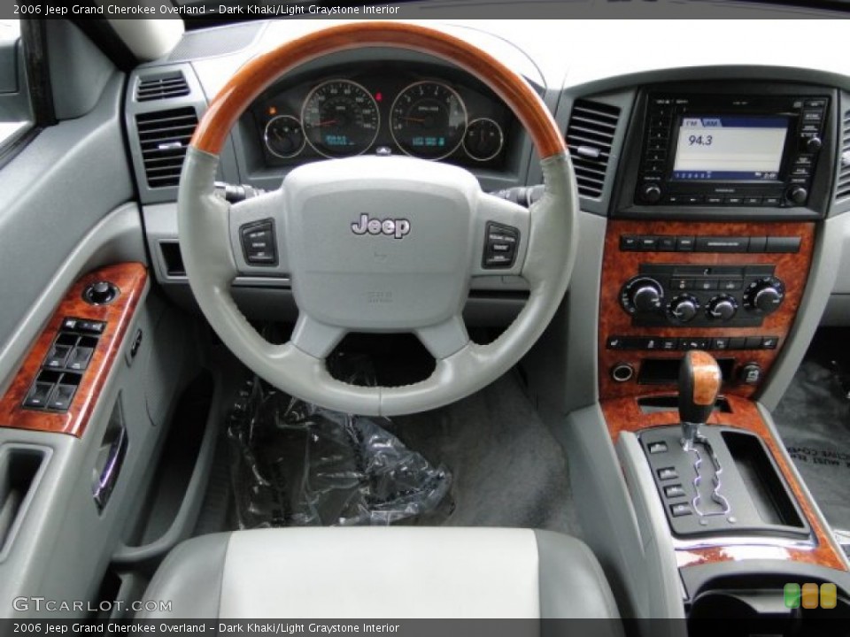 Dark Khaki/Light Graystone Interior Dashboard for the 2006 Jeep Grand Cherokee Overland #83988726