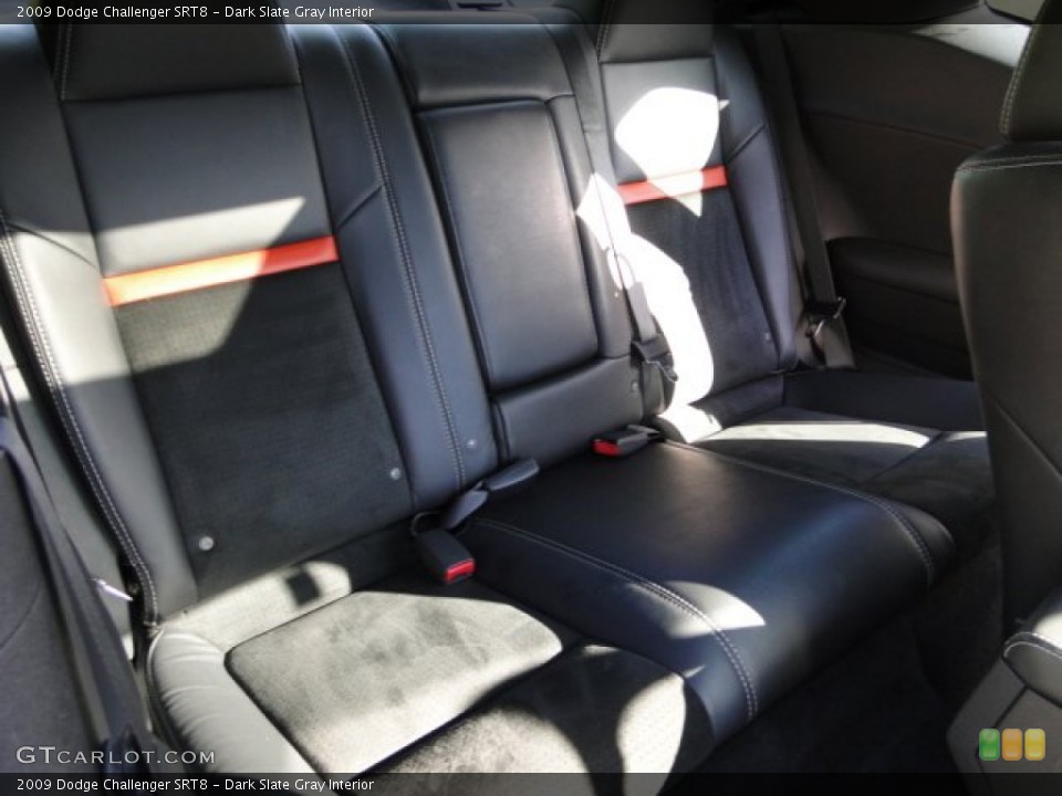 Dark Slate Gray Interior Rear Seat for the 2009 Dodge Challenger SRT8 #83989122