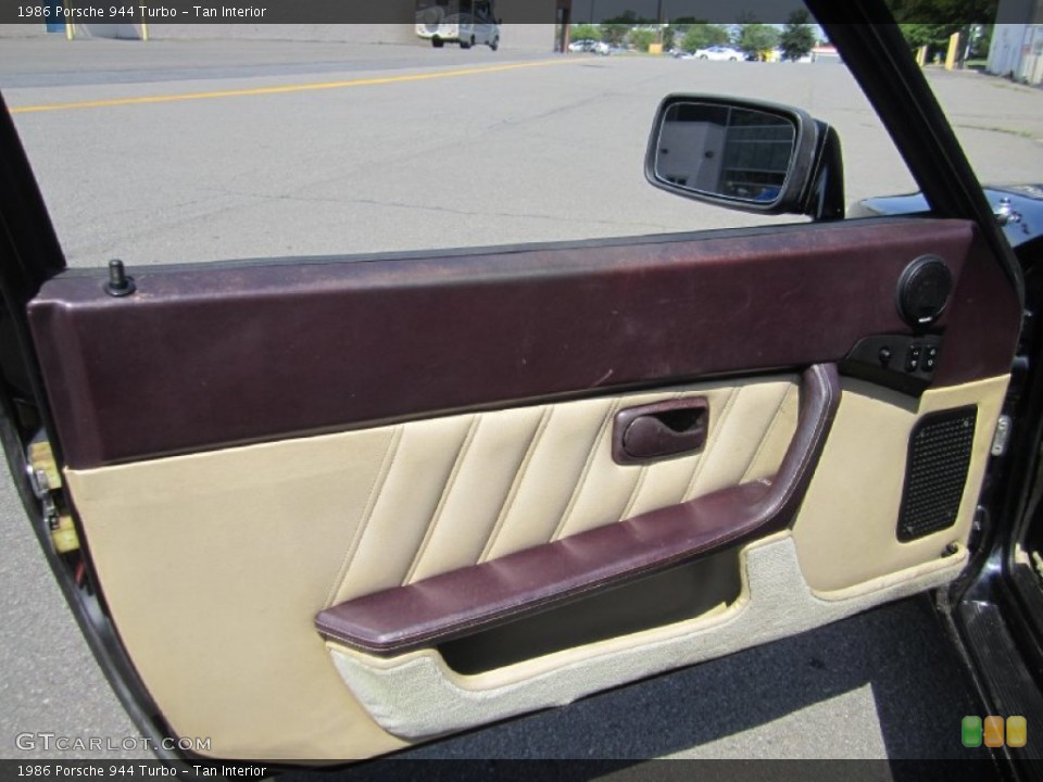 Tan Interior Door Panel for the 1986 Porsche 944 Turbo #83991690