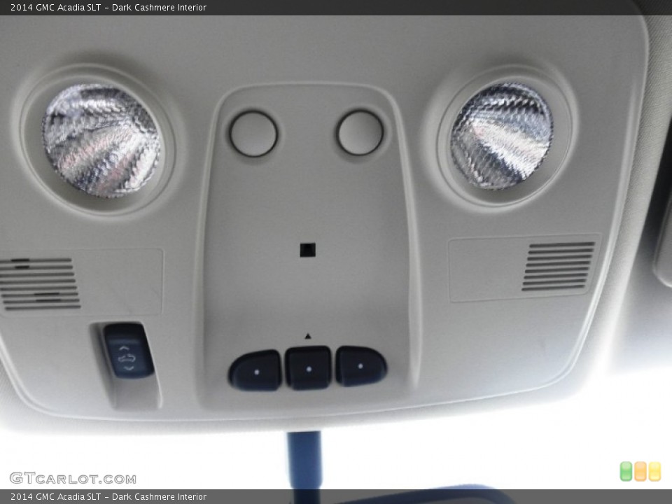 Dark Cashmere Interior Controls for the 2014 GMC Acadia SLT #83993400