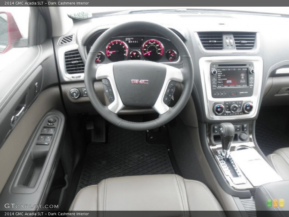 Dark Cashmere Interior Dashboard for the 2014 GMC Acadia SLT #83993442