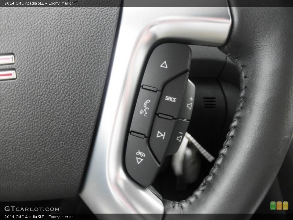 Ebony Interior Controls for the 2014 GMC Acadia SLE #83994036