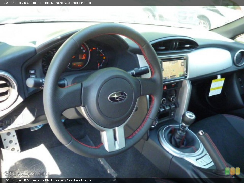 Black Leather/Alcantara Interior Dashboard for the 2013 Subaru BRZ Limited #83995599