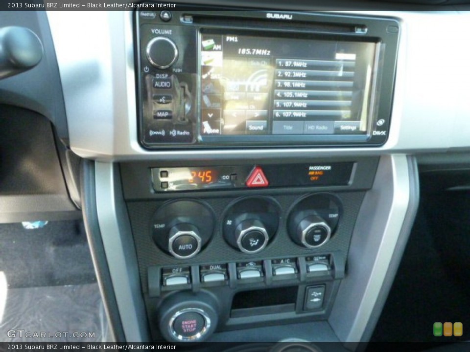 Black Leather/Alcantara Interior Controls for the 2013 Subaru BRZ Limited #83995734
