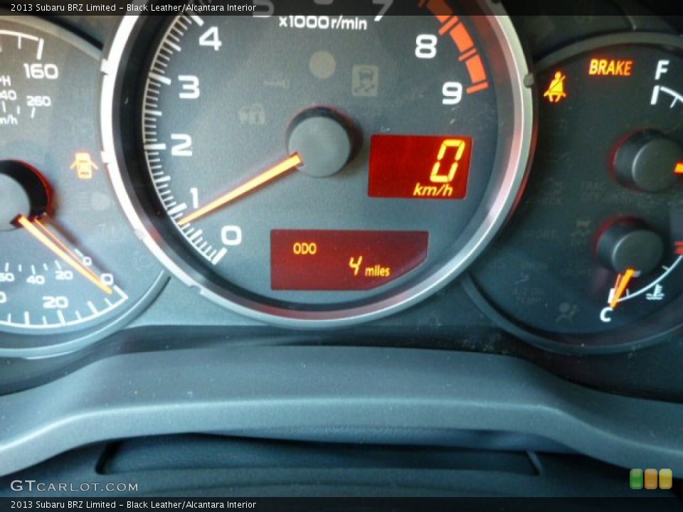 Black Leather/Alcantara Interior Gauges for the 2013 Subaru BRZ Limited #83995761