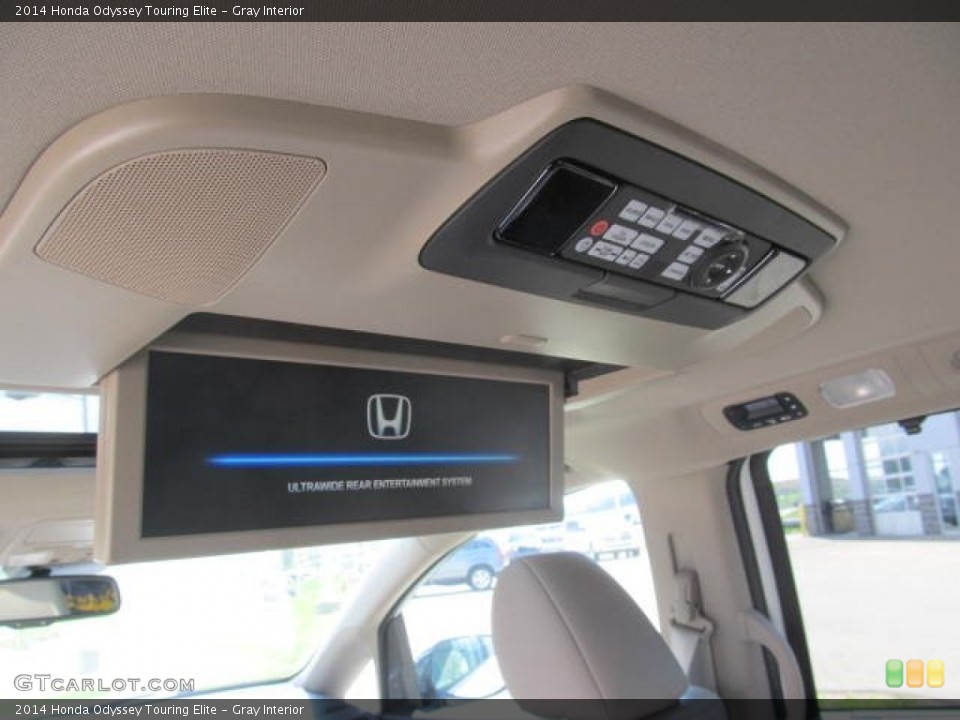 Gray Interior Entertainment System for the 2014 Honda Odyssey Touring Elite #83996802