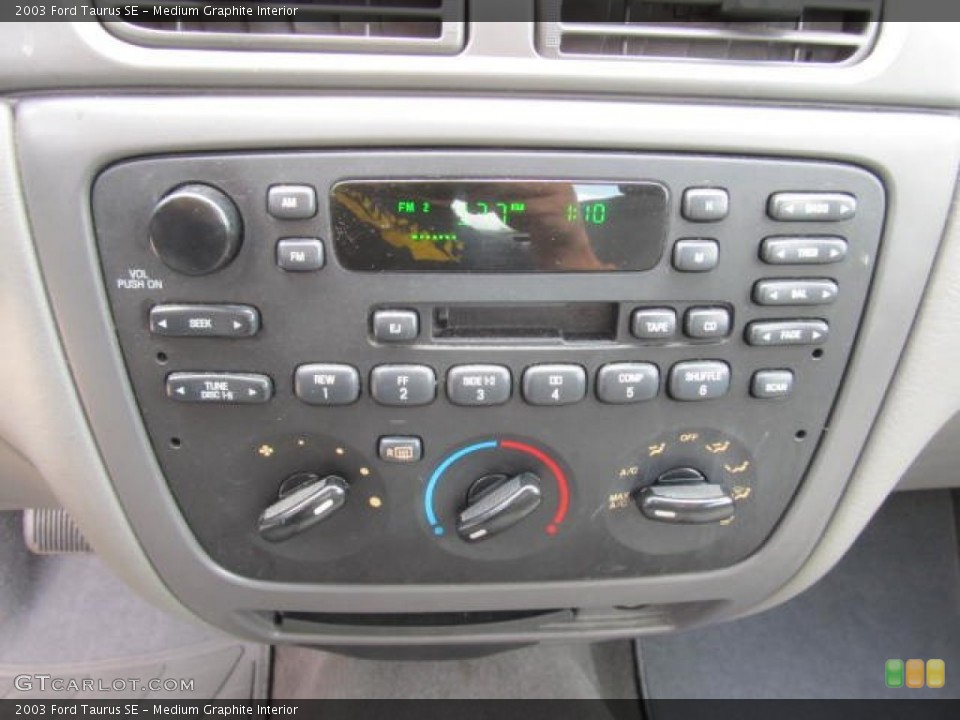 Medium Graphite Interior Controls for the 2003 Ford Taurus SE #83997282