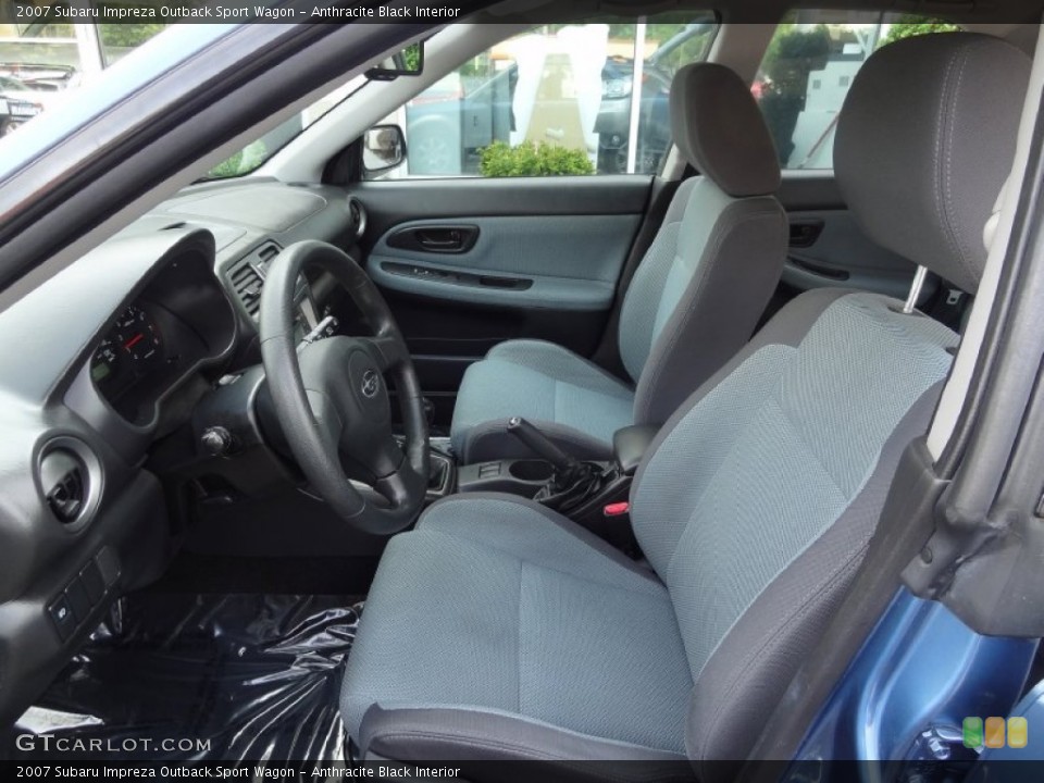 Anthracite Black Interior Photo for the 2007 Subaru Impreza Outback Sport Wagon #83997330