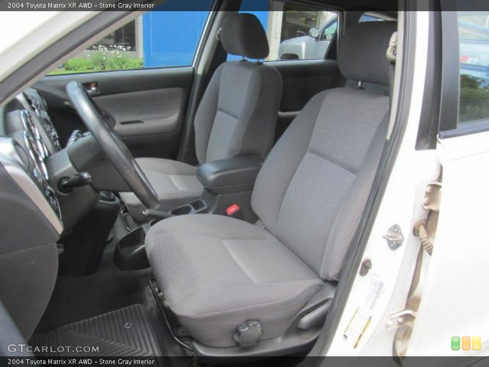 Stone Gray Interior Photo for the 2004 Toyota Matrix XR AWD #83998056