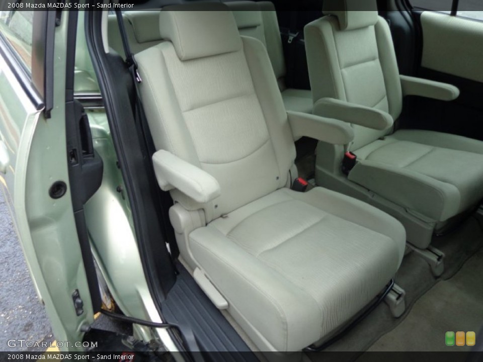 Sand Interior Rear Seat for the 2008 Mazda MAZDA5 Sport #83998149