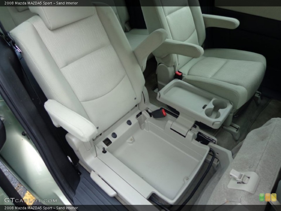 Sand Interior Rear Seat for the 2008 Mazda MAZDA5 Sport #83998173