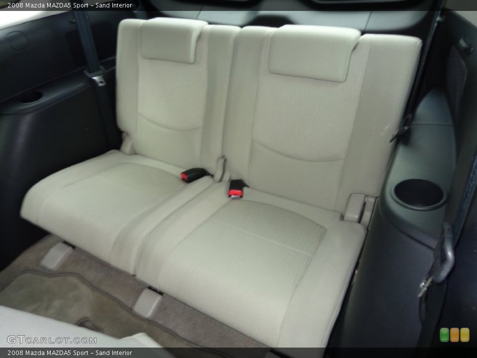 Sand Interior Rear Seat for the 2008 Mazda MAZDA5 Sport #83998287
