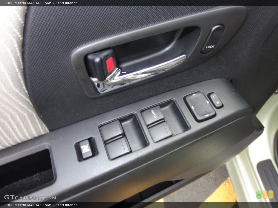 Sand Interior Controls for the 2008 Mazda MAZDA5 Sport #83998356