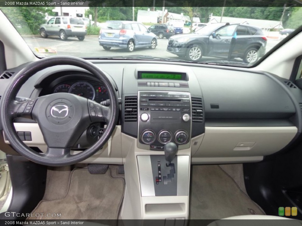 Sand Interior Dashboard for the 2008 Mazda MAZDA5 Sport #83998407