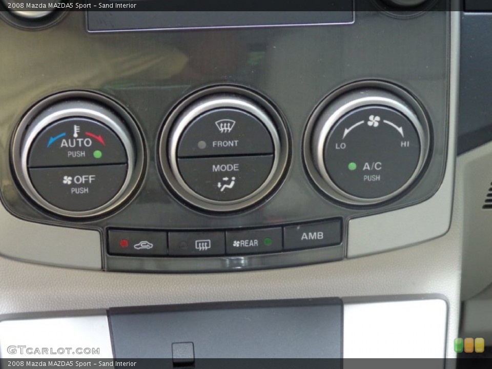 Sand Interior Controls for the 2008 Mazda MAZDA5 Sport #83998614