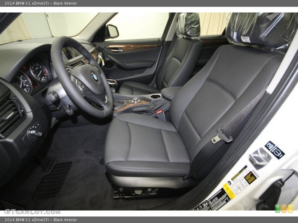 Black Interior Front Seat for the 2014 BMW X1 xDrive35i #83999211