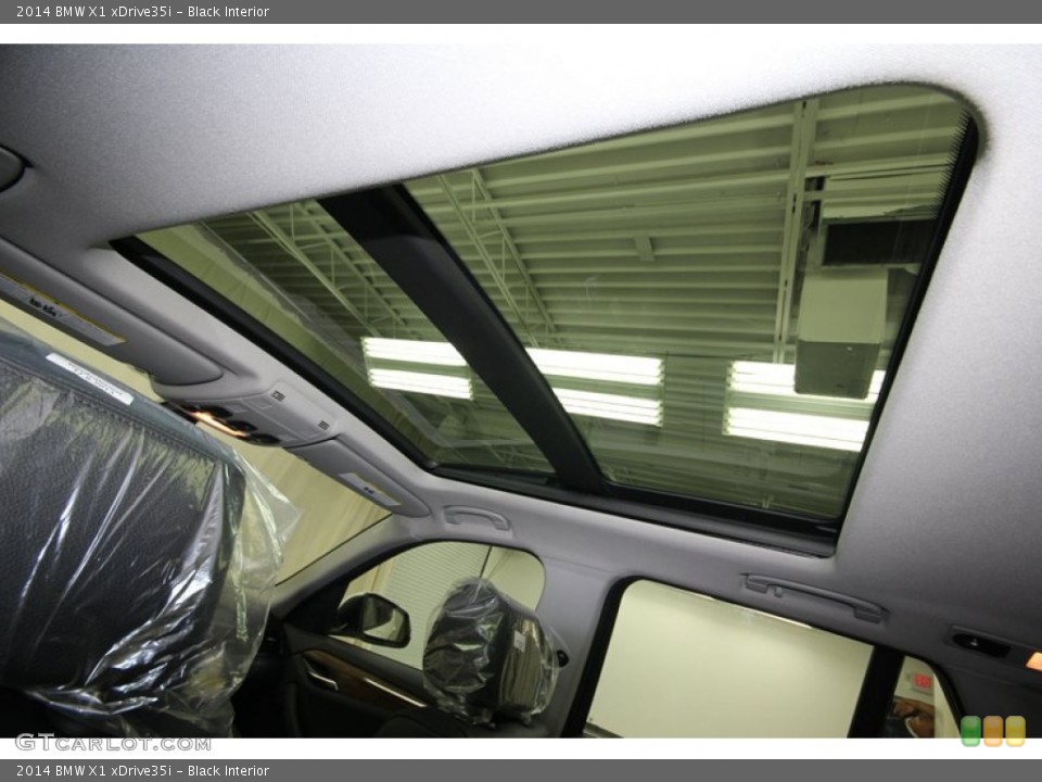 Black Interior Sunroof for the 2014 BMW X1 xDrive35i #83999811