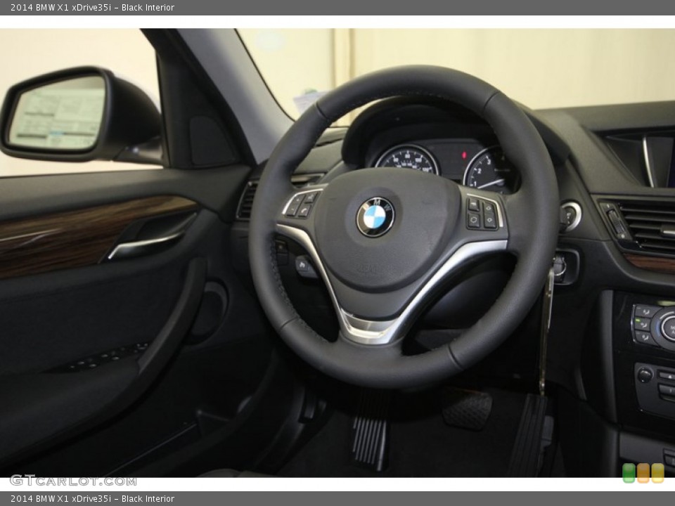 Black Interior Steering Wheel for the 2014 BMW X1 xDrive35i #83999834