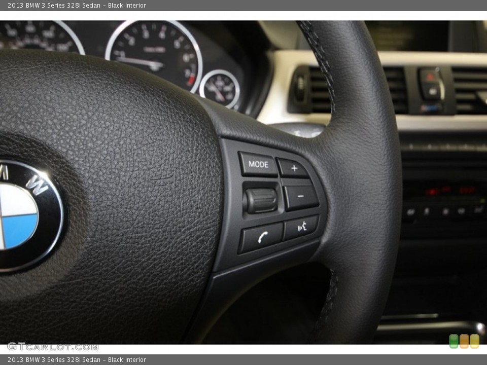 Black Interior Controls for the 2013 BMW 3 Series 328i Sedan #84002409