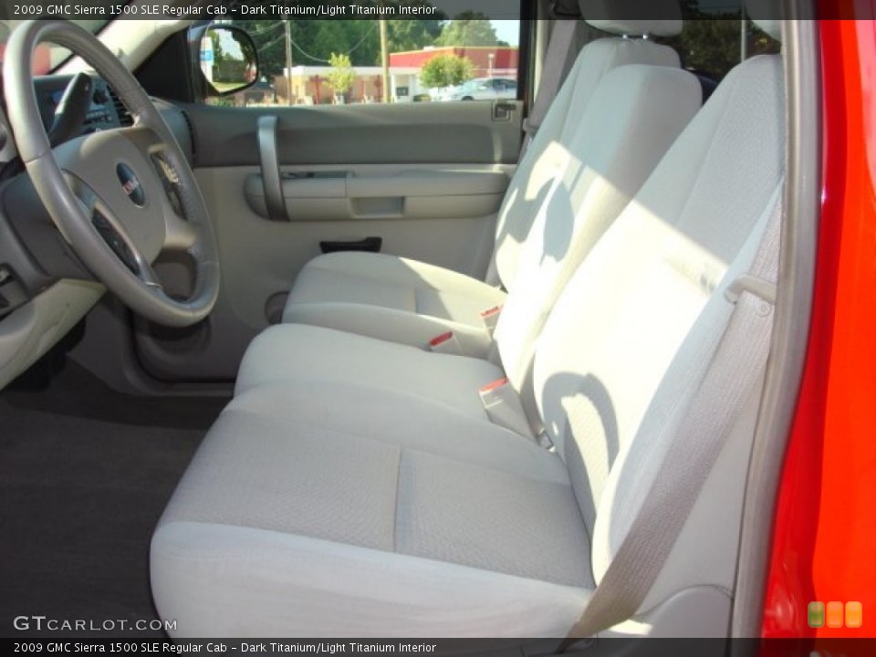 Dark Titanium/Light Titanium Interior Front Seat for the 2009 GMC Sierra 1500 SLE Regular Cab #84002716
