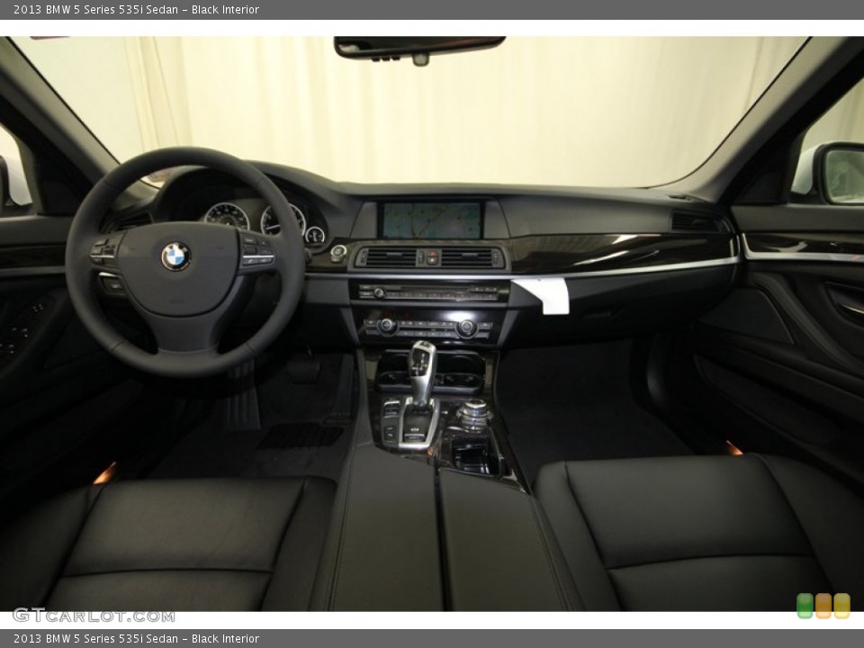 Black Interior Dashboard for the 2013 BMW 5 Series 535i Sedan #84003312