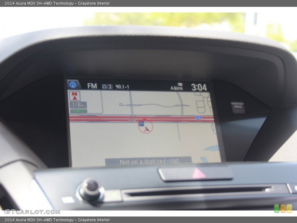 Graystone Interior Navigation for the 2014 Acura MDX SH-AWD Technology #84004383