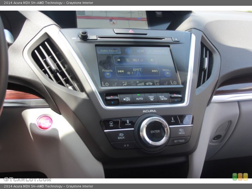 Graystone Interior Controls for the 2014 Acura MDX SH-AWD Technology #84004401