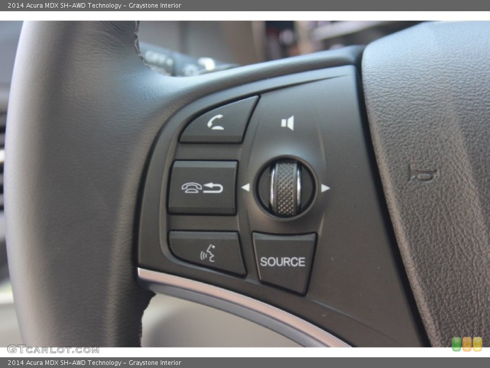 Graystone Interior Controls for the 2014 Acura MDX SH-AWD Technology #84004469