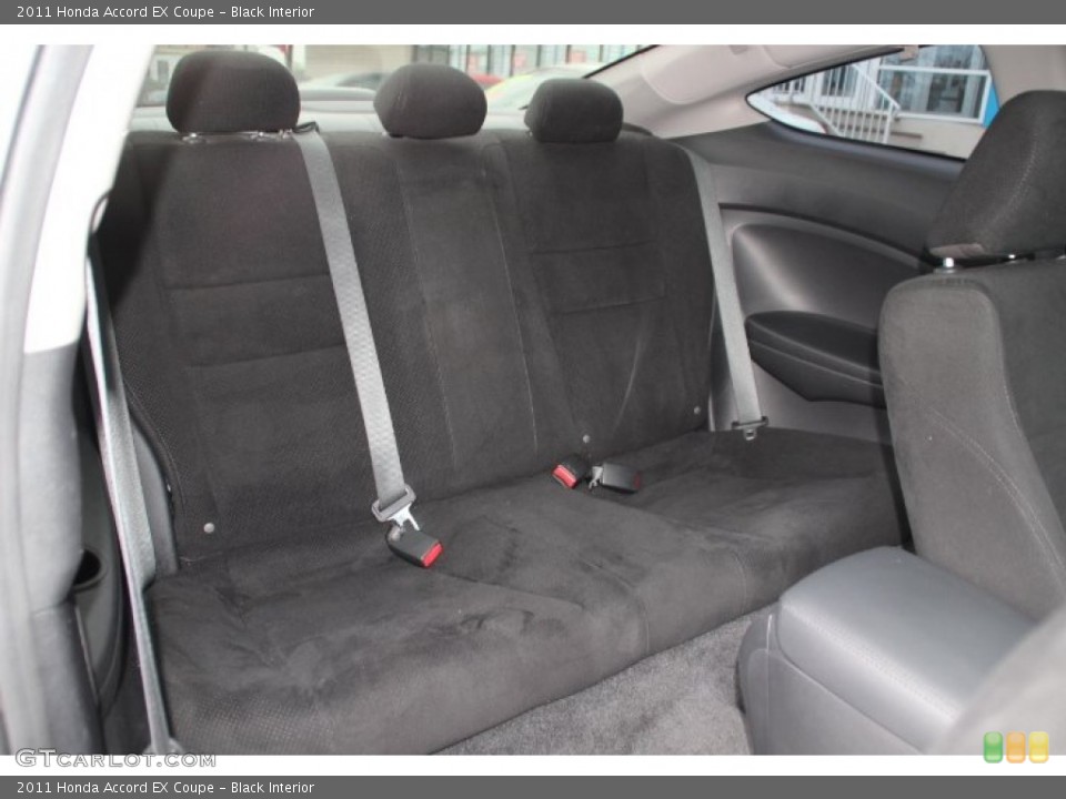 Black Interior Rear Seat for the 2011 Honda Accord EX Coupe #84004683