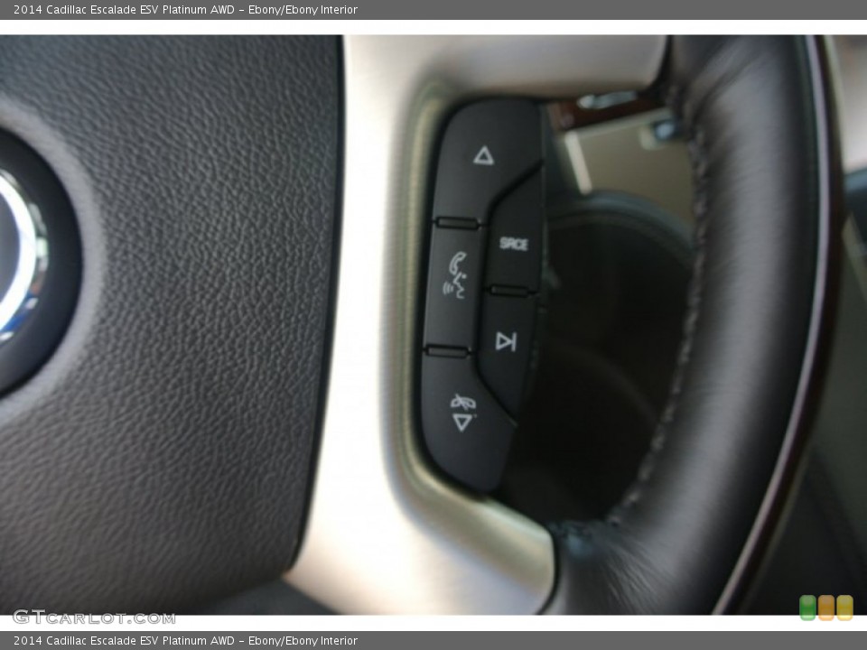 Ebony/Ebony Interior Controls for the 2014 Cadillac Escalade ESV Platinum AWD #84007248