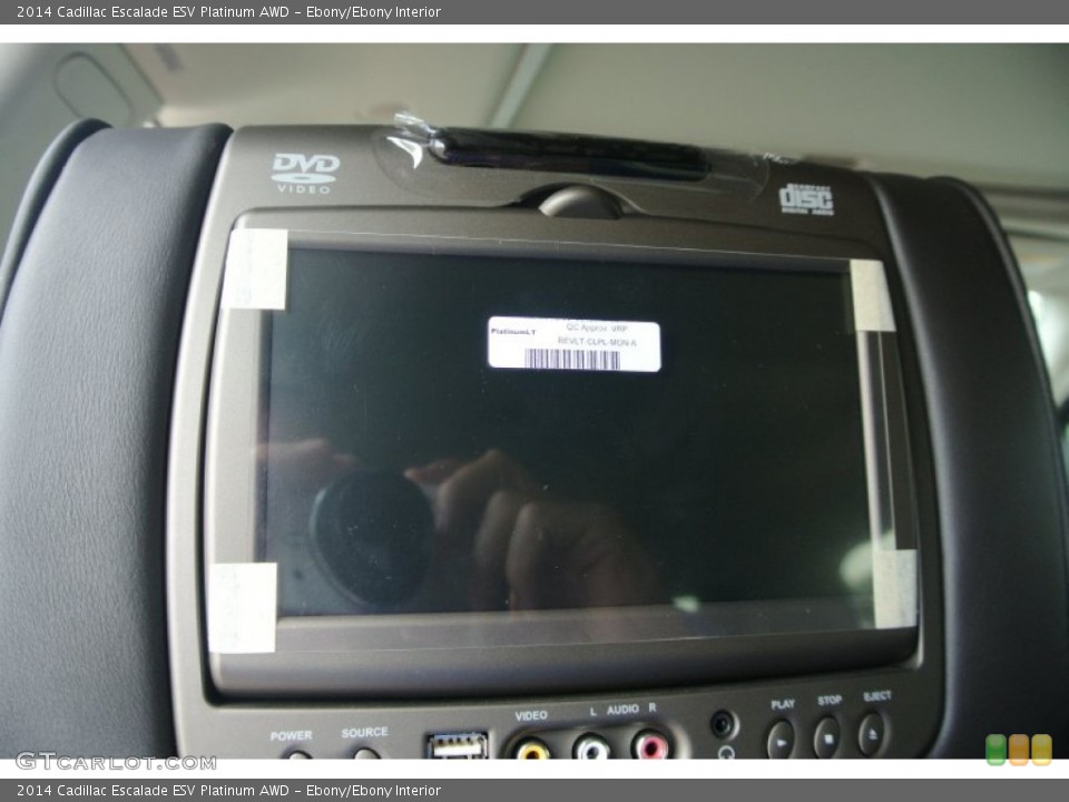Ebony/Ebony Interior Entertainment System for the 2014 Cadillac Escalade ESV Platinum AWD #84007344