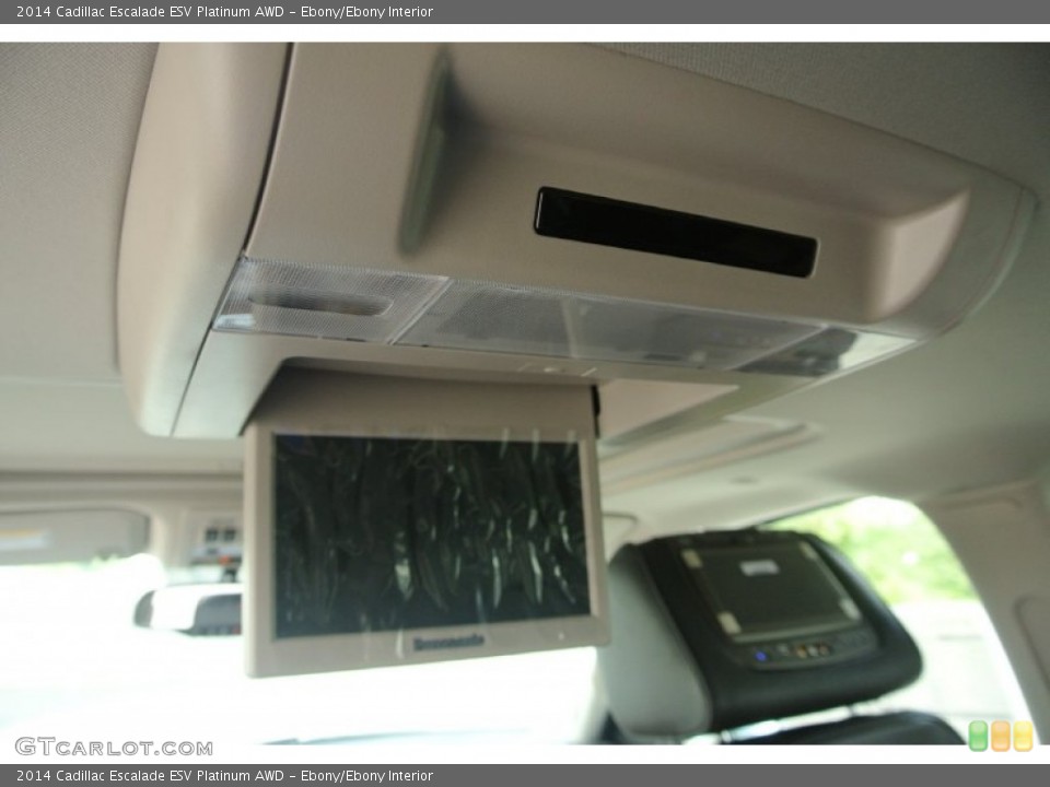 Ebony/Ebony Interior Entertainment System for the 2014 Cadillac Escalade ESV Platinum AWD #84007371