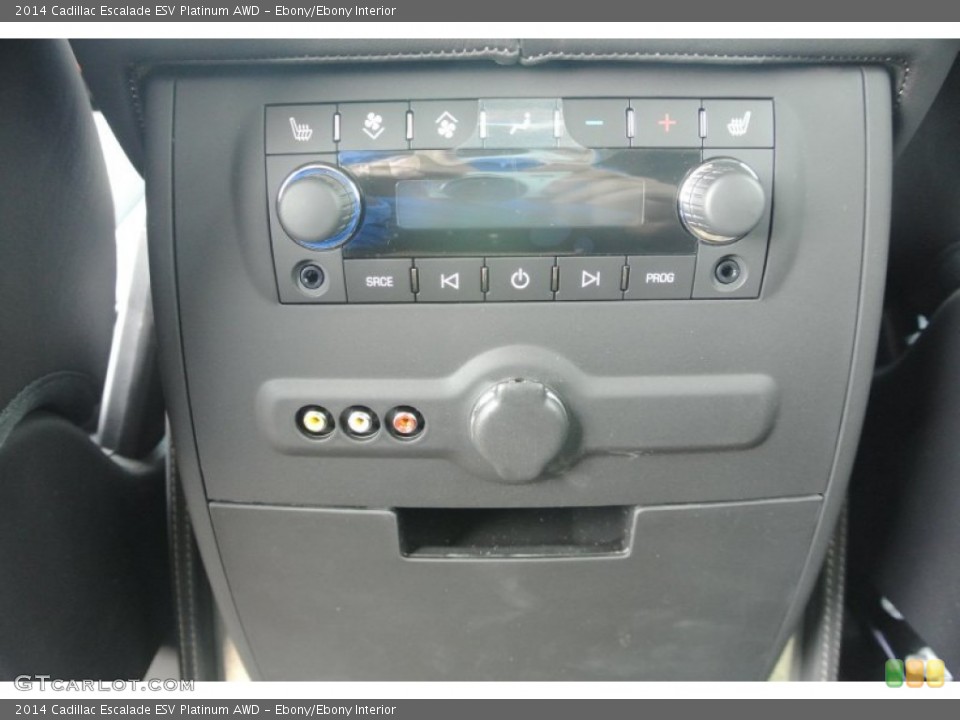 Ebony/Ebony Interior Controls for the 2014 Cadillac Escalade ESV Platinum AWD #84007395