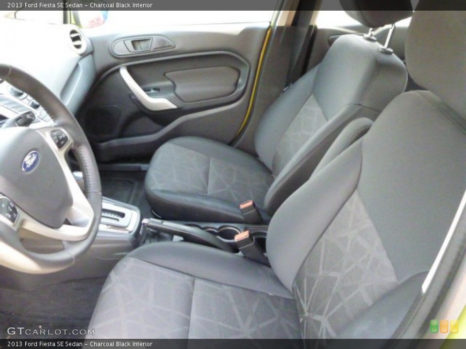 Charcoal Black Interior Front Seat for the 2013 Ford Fiesta SE Sedan #84007401