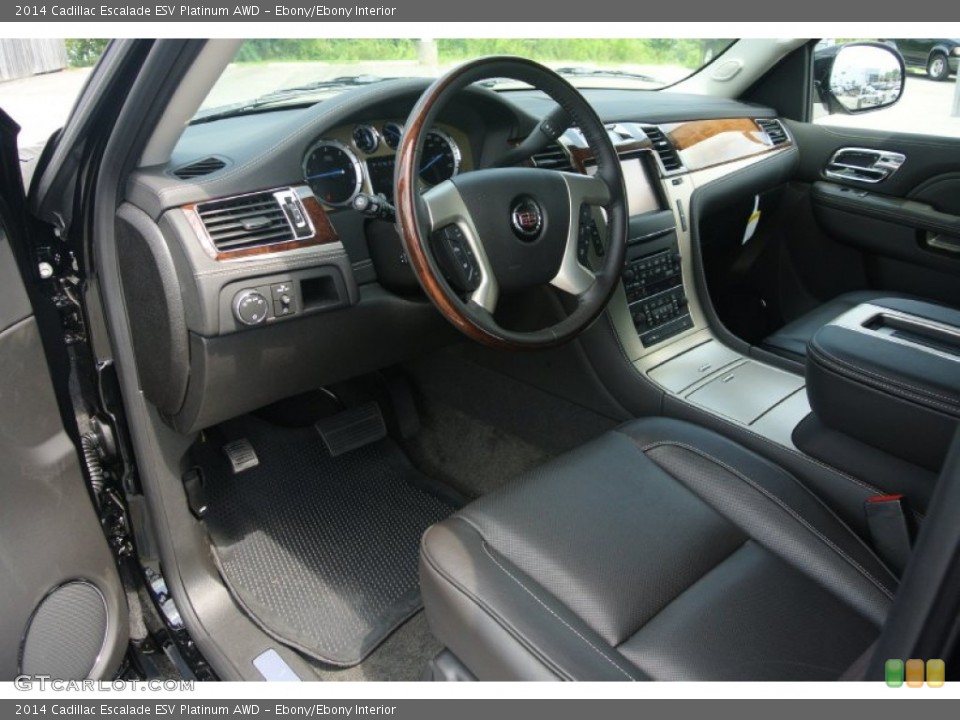 Ebony/Ebony Interior Prime Interior for the 2014 Cadillac Escalade ESV Platinum AWD #84007542