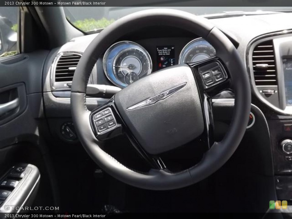 Motown Pearl/Black Interior Steering Wheel for the 2013 Chrysler 300 Motown #84007773