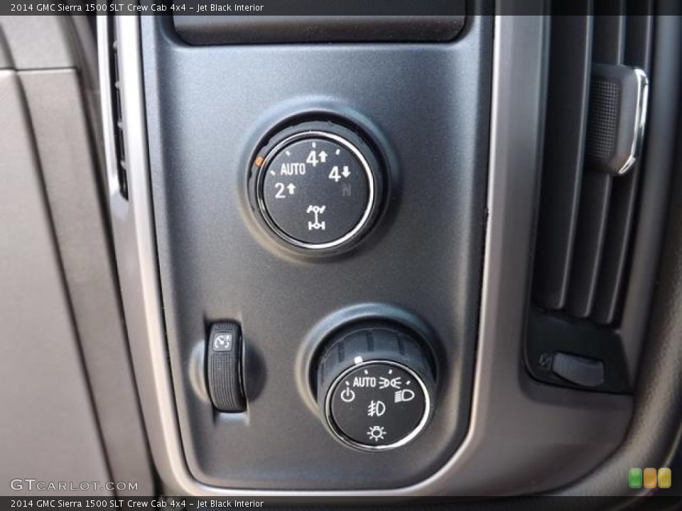 Jet Black Interior Controls for the 2014 GMC Sierra 1500 SLT Crew Cab 4x4 #84010281