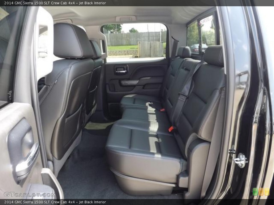 Jet Black Interior Rear Seat for the 2014 GMC Sierra 1500 SLT Crew Cab 4x4 #84010350