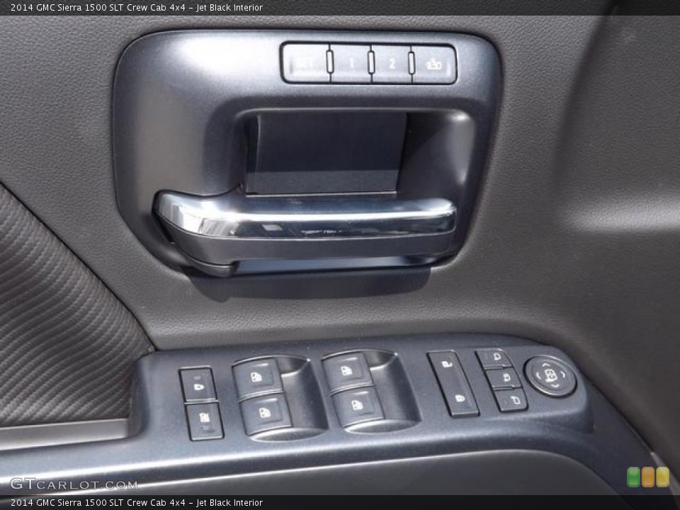 Jet Black Interior Controls for the 2014 GMC Sierra 1500 SLT Crew Cab 4x4 #84010389