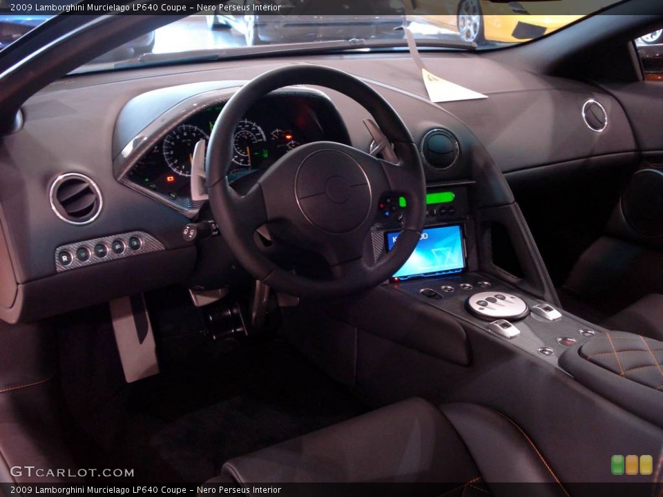 Nero Perseus Interior Dashboard for the 2009 Lamborghini Murcielago LP640 Coupe #840109