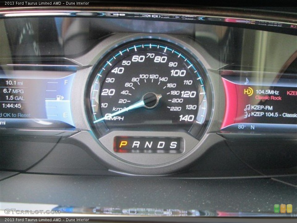 Dune Interior Gauges for the 2013 Ford Taurus Limited AWD #84011130