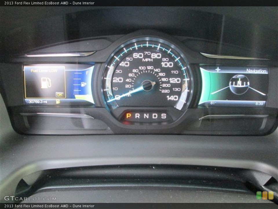 Dune Interior Gauges for the 2013 Ford Flex Limited EcoBoost AWD #84011686