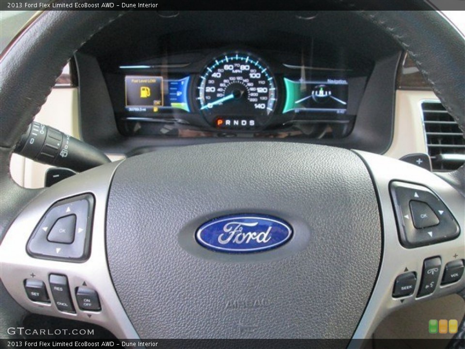 Dune Interior Steering Wheel for the 2013 Ford Flex Limited EcoBoost AWD #84011703