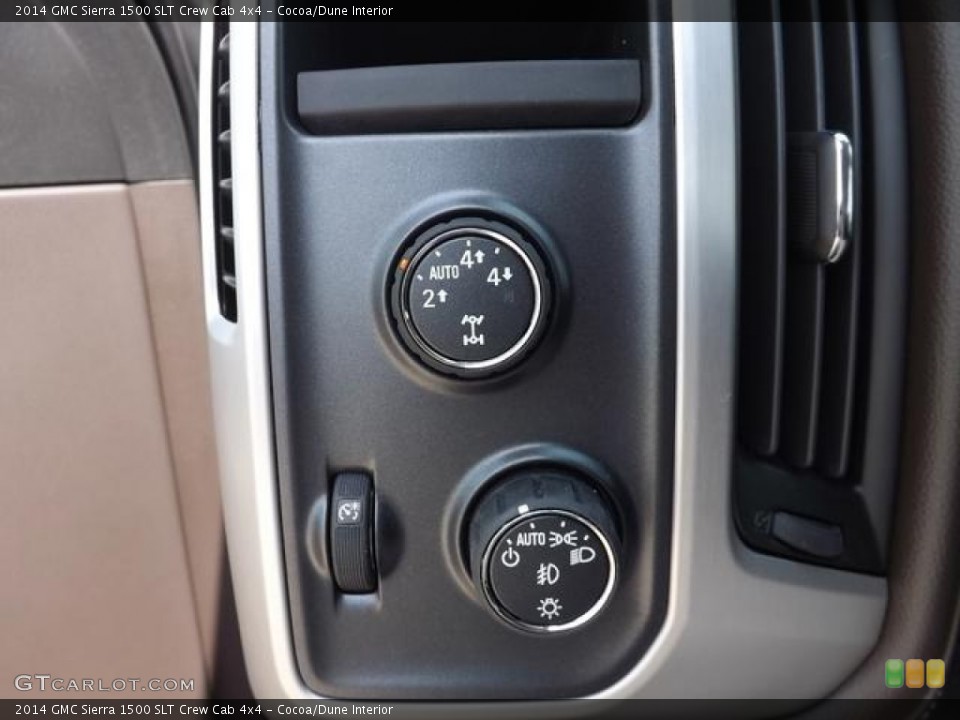 Cocoa/Dune Interior Controls for the 2014 GMC Sierra 1500 SLT Crew Cab 4x4 #84012249