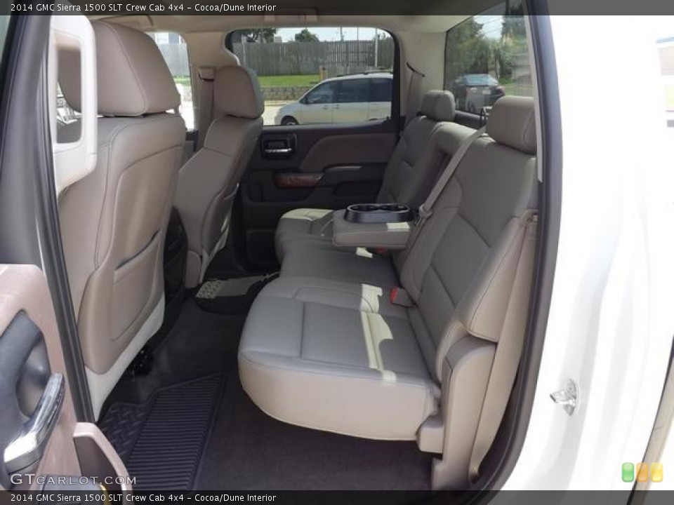 Cocoa/Dune Interior Rear Seat for the 2014 GMC Sierra 1500 SLT Crew Cab 4x4 #84012321