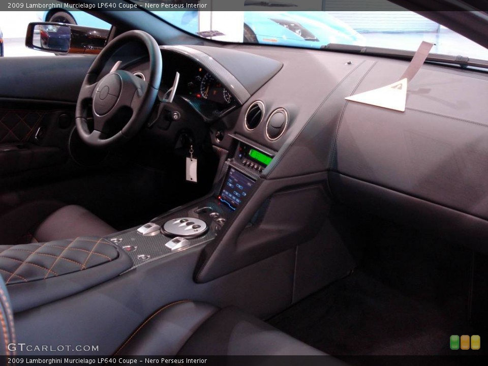 Nero Perseus Interior Dashboard for the 2009 Lamborghini Murcielago LP640 Coupe #840124