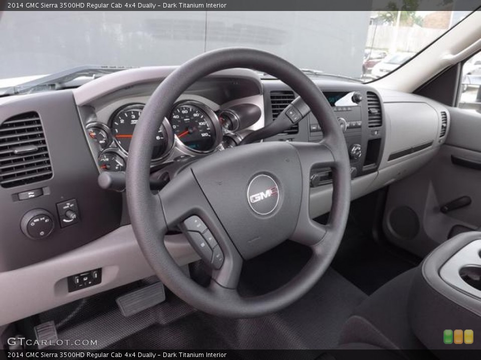 Dark Titanium Interior Dashboard for the 2014 GMC Sierra 3500HD Regular Cab 4x4 Dually #84012765